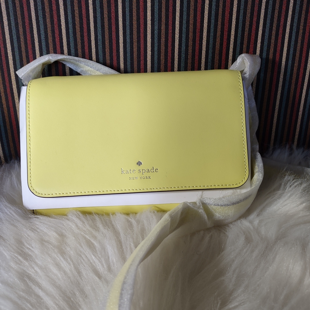 Kate Spade Lemon Yellow Crossbody Bag